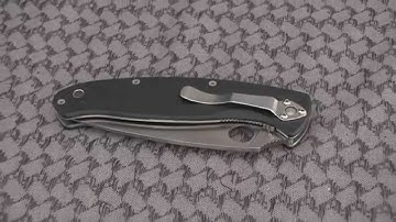 Spyderco Flick! Opening Methods