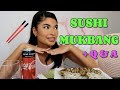 SUSHI MUKBANG + q&a