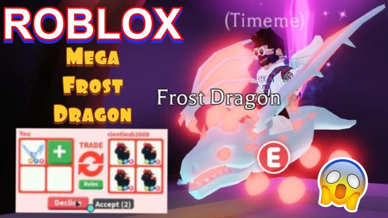 Mega Frost Dragon Roblox (Adopt me) YouTube