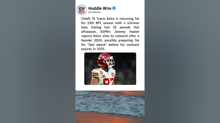 Travis Kelce Drops 25 Pounds Ahead of Potential Final NFL Season | #shorts