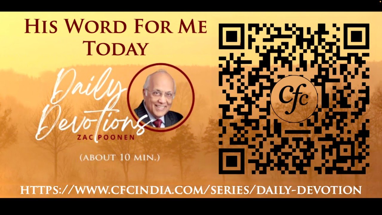 26th October 2025 - Raising A Godly Family - Zac Poonen