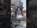 Mini excavators can enter indoor areas for demolition and crushing. #digger #excavator