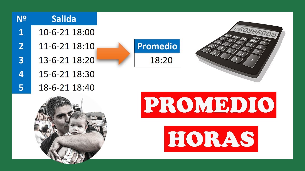 Como calcular el promedio en excel