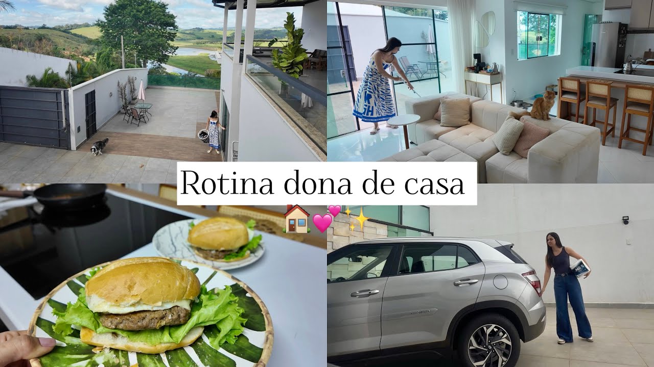 Rotina dona de casa: cuidados com o lar, fiz hambúrguer caseiro, compras da semana, almoço simples