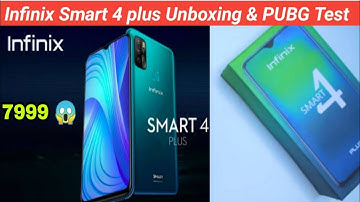 Infinix Smart 4 plus Unboxing & First look | infinix Smart 4 plus PUBG MOBILE Gaming Test