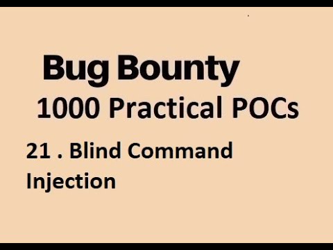 21 . Blind Command injection | Blind Injection | Blind Cmd Injection | Command Injection Beginner