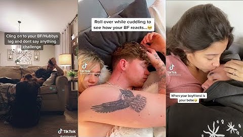 Roll Over While Cuddling to See Bf Reaction Tiktok Compilation