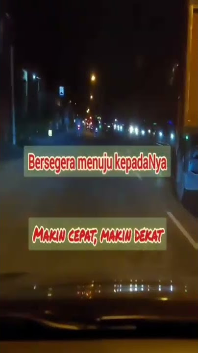 apakah ngebut juga ibadah...?