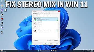 How To Fix Stereo Mix Not Working or Picking Audio in Windows 11 - Easy Fix