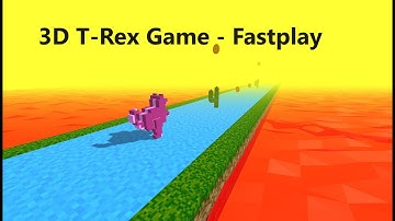 3D T-Rex Game | Fast play | TRex | Dinosaur Game | Coding for kids | Hour of code | 3D