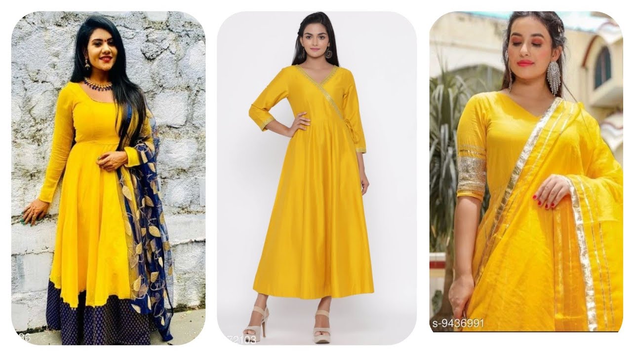 😍Meesho Yellow Dress 😍 #reetdamor - YouTube