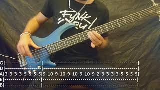 Three Days Grace - Pain Bass Cover (Tabs) chords