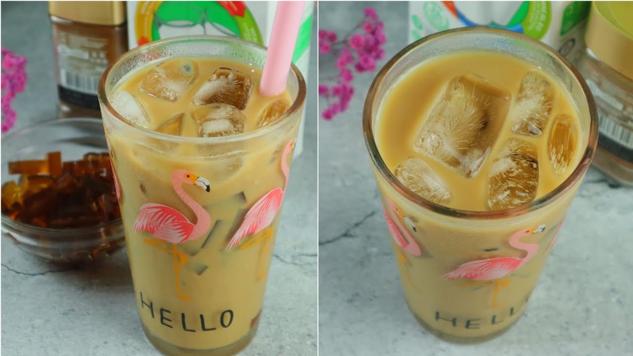 ICED COFFEE JELLY DRINK QUICK & EASY TO MAKE BUDGET FRIENDLY SUMMER