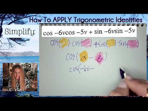 Simplify: cos(-6v)cos(-5v) +
