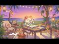 Mochi's Sunset Tropical Study 🌊 Chill Lofi Music for Relaxation ☕️ Calm Lofi for Study & Relax