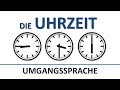 Deutsch lernen: die Uhrzeit (umgangssprachlich) (deutsche Untertitel)/the (colloquial) time