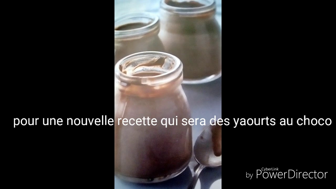 Yaourts au chocolat (avec une yaourtière) - YouTube