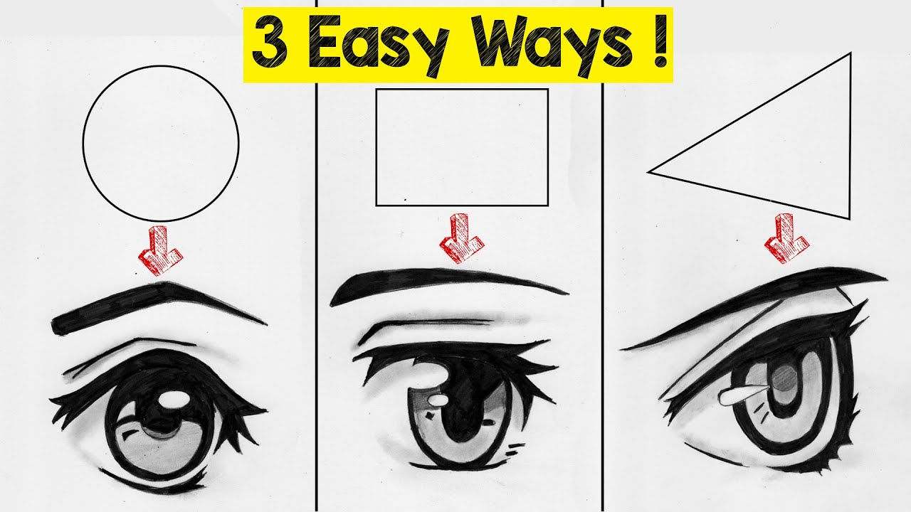 How to Draw Anime Eyes in Easy Steps