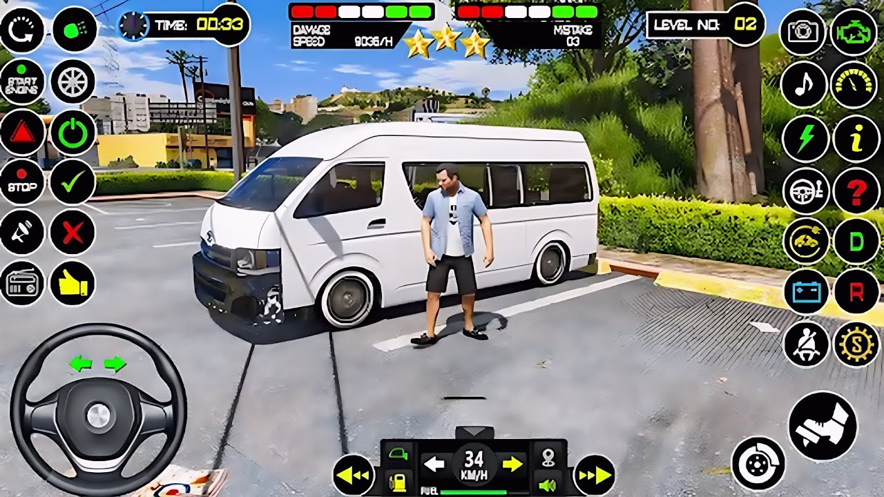 Van transport simulator🚘 3D Passenger pick and drop driving game 2026 Gameplay
