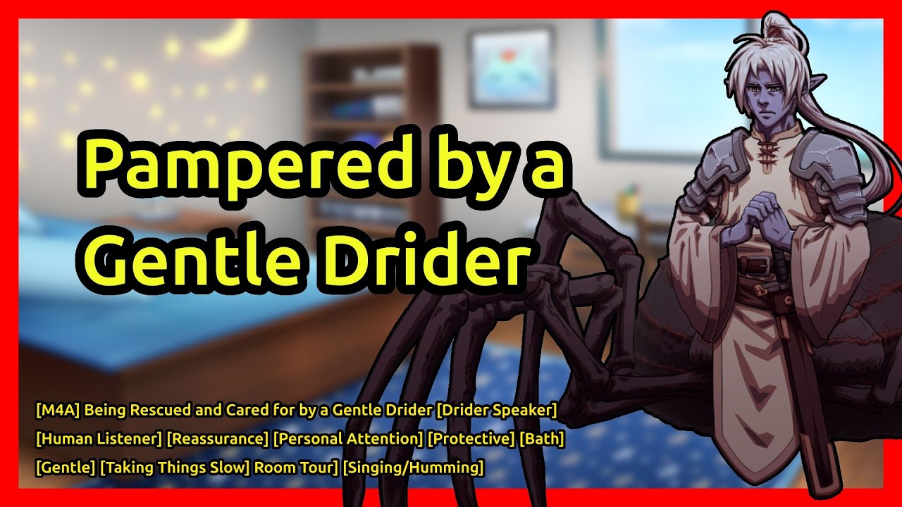 [M4A] Being Rescued and Cared for by a Gentle Drider [Comfort] [Pampering] [Protective] [Humming]