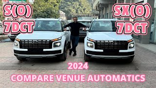 2024 VENUE AUTOMATICS में कंफ्यूज है S(O) Auto ले या SX(O) Auto Top - Check Kariye iss Video ko !