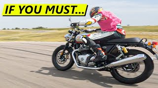 Royal Enfield INT 650 ON TRACK REVIEW!