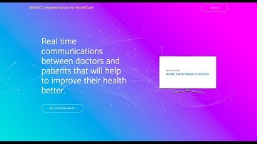 WebRTC Implementation for HealthCare | Final Year Project | by Jothibasu