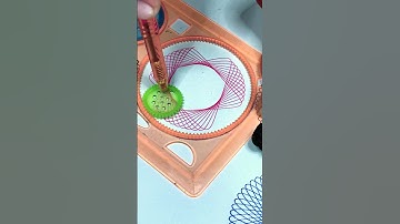 Amazing Spirograph art design like do, it #shortvideos #viral #spirograph #art #satisfyling #asmr