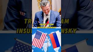 Trump’s team insulted Zelensky #story #shortvideo #celebrity #actress #trump #zelensky