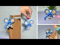 Mouse 🐭 Keychain With Pipe Cleaner - How To Make Fuzzy Wire Craft