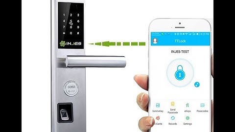 INJES KF158B KFC01 fingerprint door lock installation guide