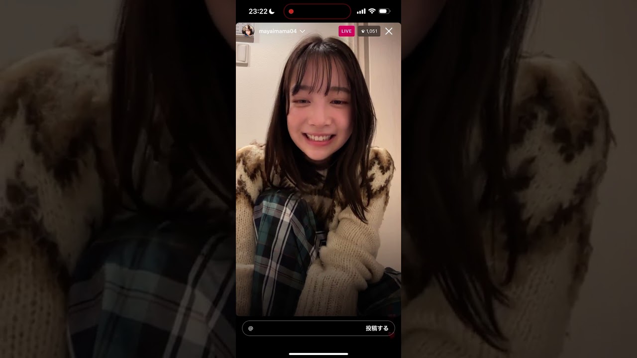 2023/1-26　今森茉耶　インスタライブ