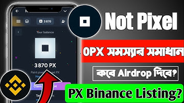 Not Pixel 0 PX Token Problem Solve | Not Pixel New Update | Not Pixel Airdrop Claim |Binance Listing