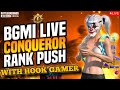 😱CONQUEROR LOBBY🫣 gameplay#HOOKGAMERLive #BGMI LIVE#rankpuch #SHORT#conqueror#live#hard