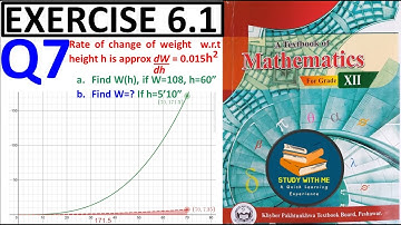 Exercise 6.1 Question 7 class 12 Maths New KPK Book | Ex 6.1 Q No 7 Integration | Study With Me