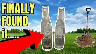 Digging Valuable Vintage Soda Bottles and Relics! #treasure #bottledigging  #history