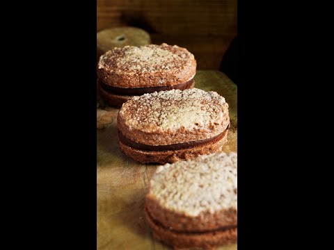 Chocolate Dacquoise ダックワーズ・ショコラ / 手作りバレンタインチョコ #shorts #asmr #cooking