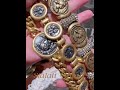 Vintage Personality Man Head Antique Coin Wide Chain Necklace