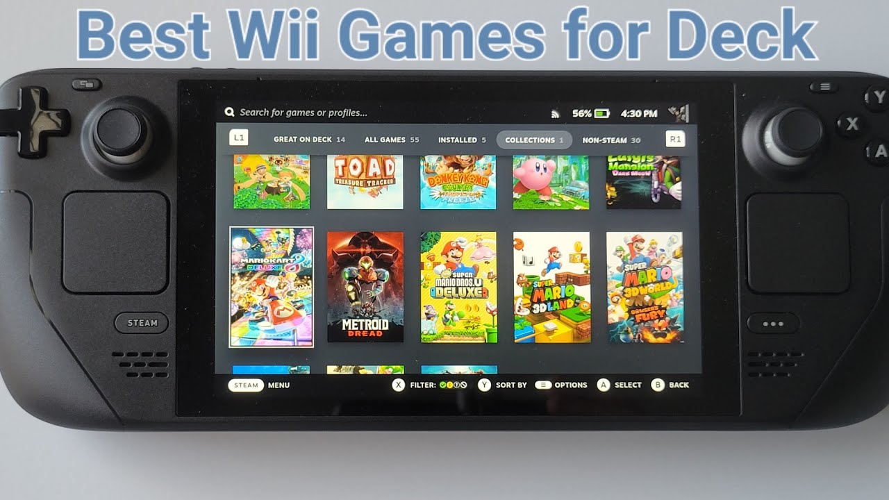 How To Play Wii And Wii U Games On Steam Deck