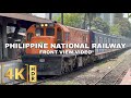 The last pnr train ride in front view the real home along da riles in manila philippines