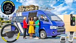 Minibus Coach Bus Driving Game 3D 2026 , Offroad Van Simulator Bus Game Andriod Gameplay  screenshot 1