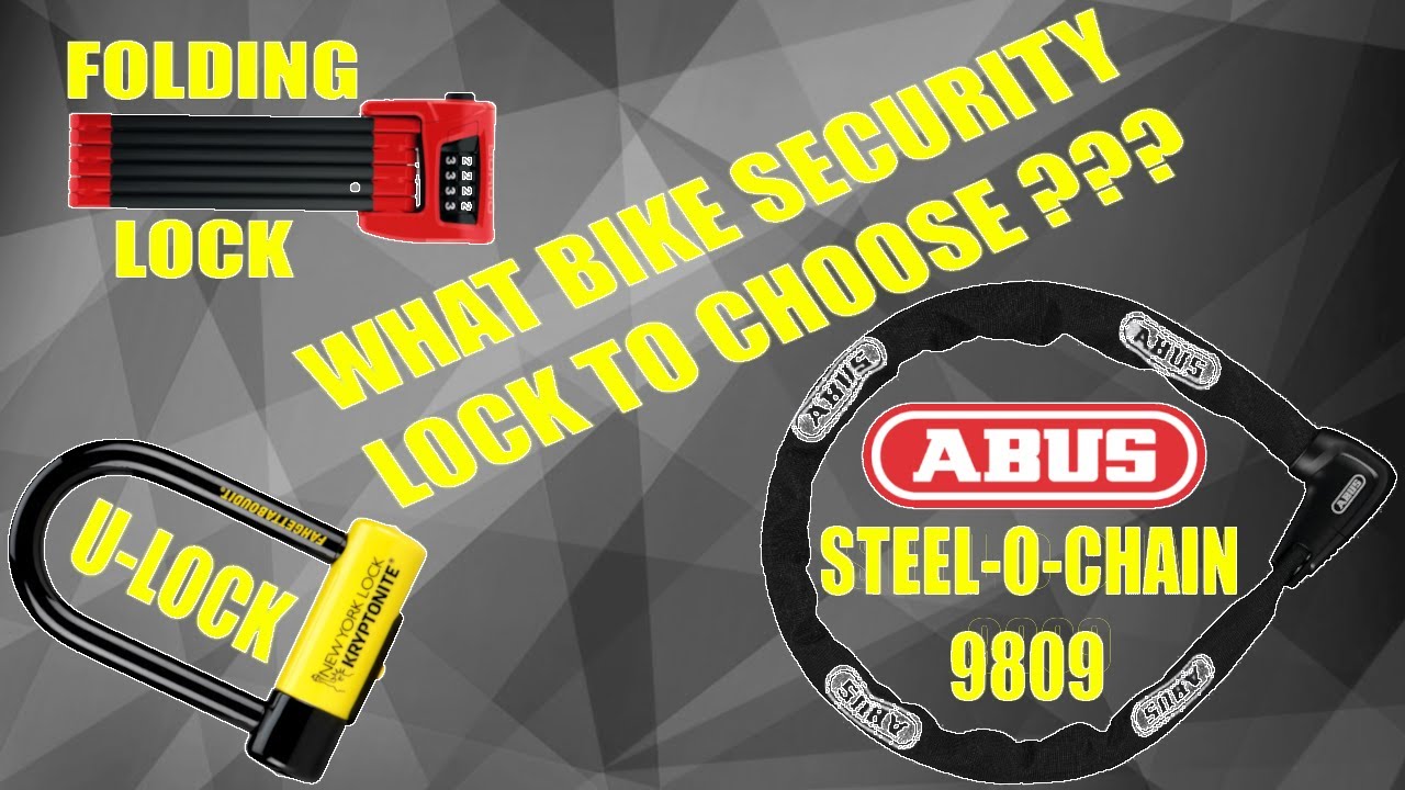 Abus 9809K/140 Steel-O-Chain Key Lock - Black