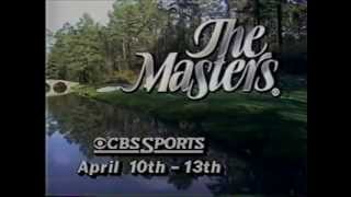 The Masters, CBS spot from March 1986