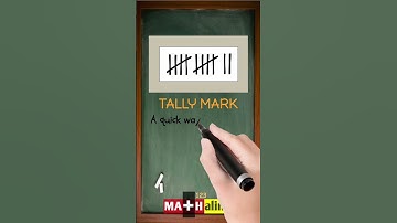 What is Tally Mark | Easy Definition in 30 Seconds | MATHalino123