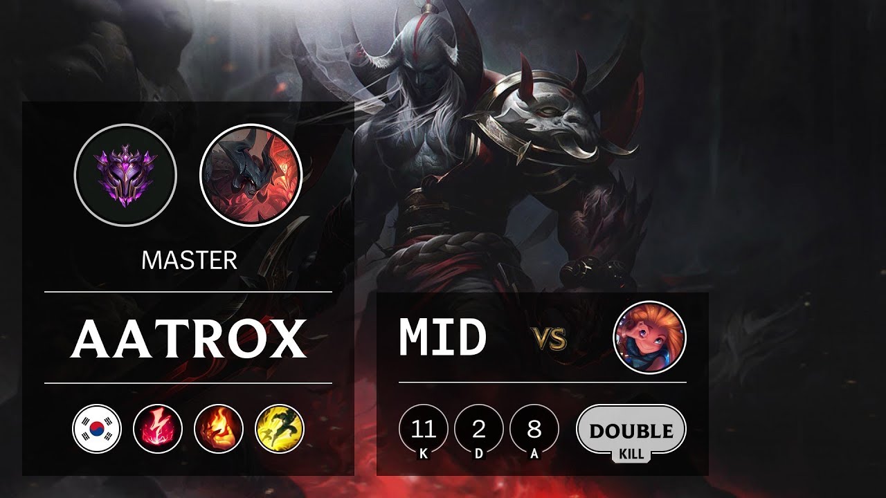 Aatrox Mid vs Zoe - KR Master Patch 9.11