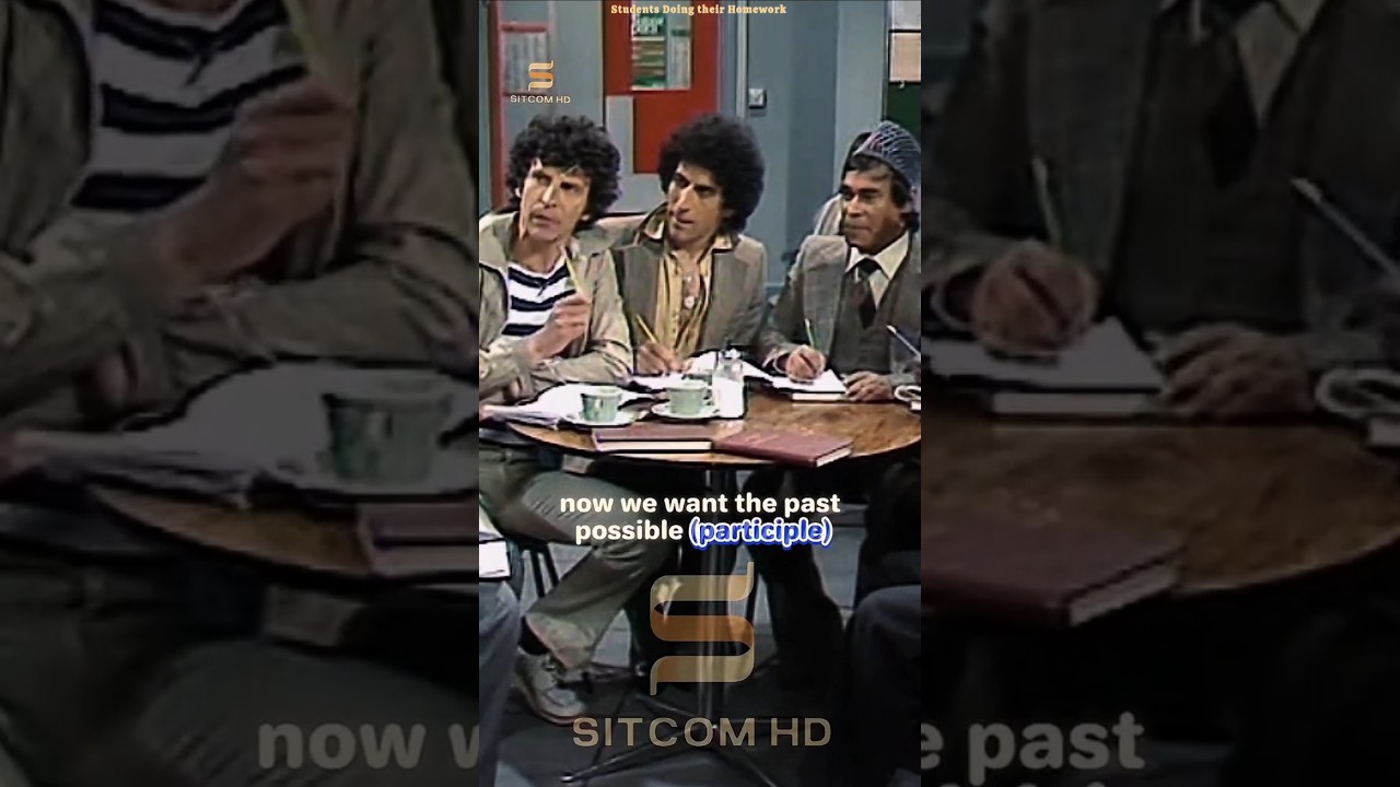 Students working diligently on their homework ²| Mind Your Language 