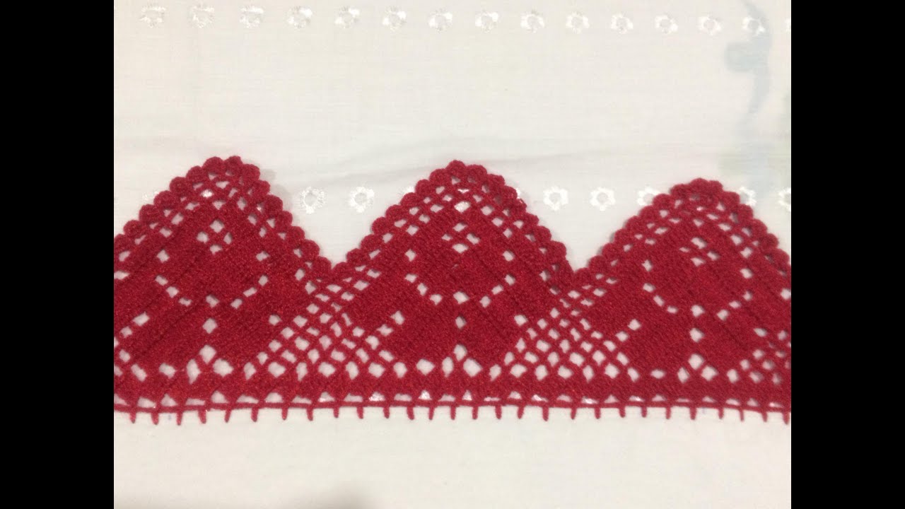 Puntilla#4 (rosas) de una sola vuelta