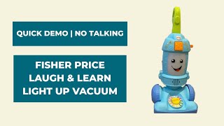 Fisher-Price Laugh & Learn Light-Up Learning Vacuum Toy Demo No Talking, Simple Toy Review