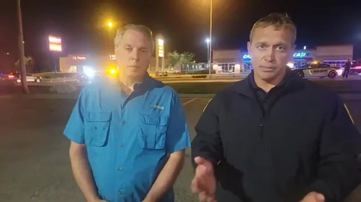 Police Chief Don Hedrick and Sheriff Kevin Thom at...