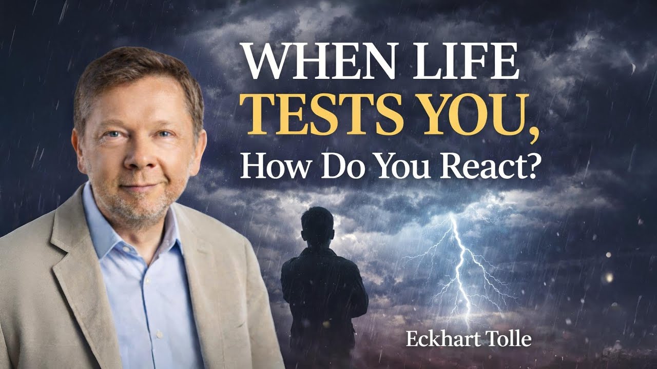 When Life Tests You, How Do You React? | Eckhart Tolle